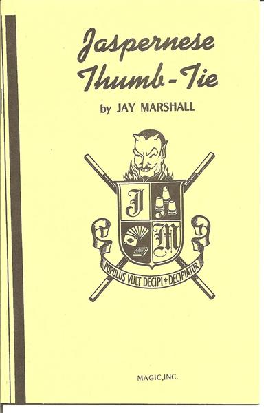 (image for) Jaspernese Thumb Tie - Jay Marshall